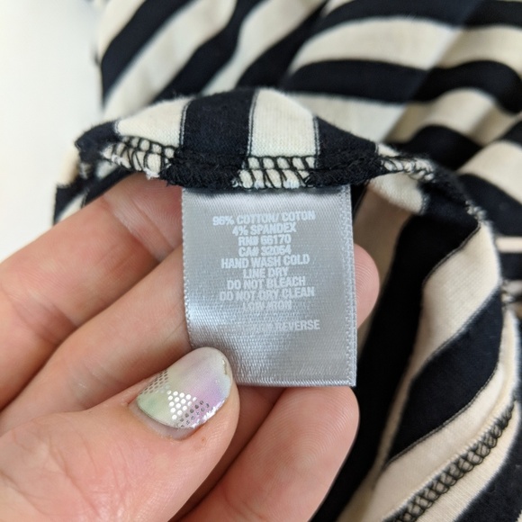 Sparkle & Fade striped peplum bodycon mini dress - Picture 4 of 8